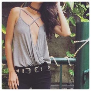 Wonderland bodysuit - GRAY - OS